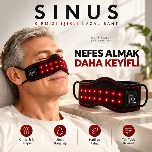 Sinuzia Kırmızı Işıklı Nazal Bant